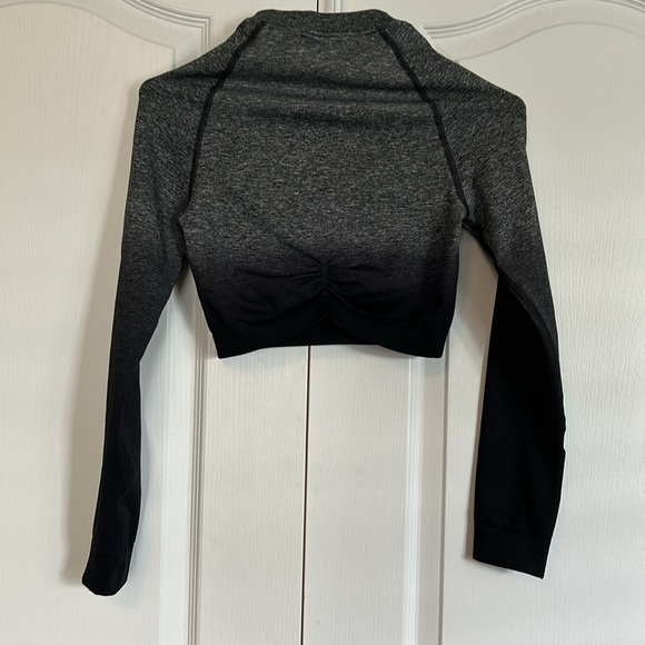 Gym Shark BNWT Adapt Ombre Seamless Long Sleeve Crop Top - Picture 5 of 5